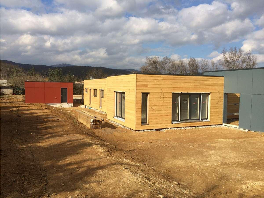 Toit plat maison neuve à Valence